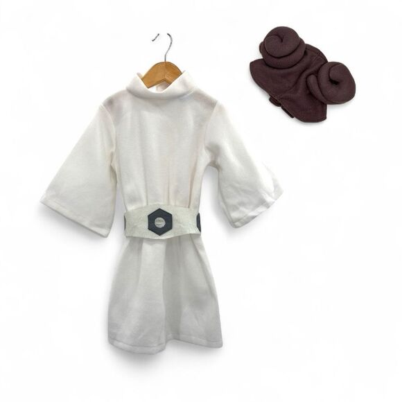 Vintage-style Star Wars Princess Leia Baby Costume — Infant Cosplay Outfit 6-12M - Picture 2 of 7
